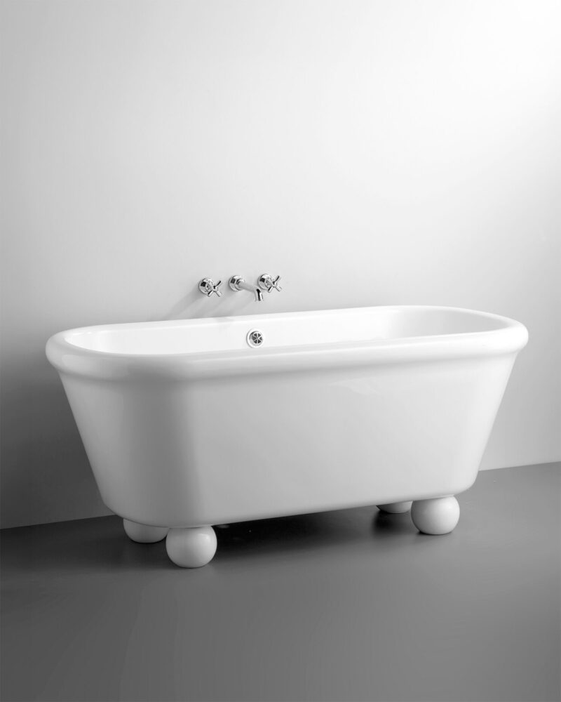 ROCKWELL Vitrite bath with round feet