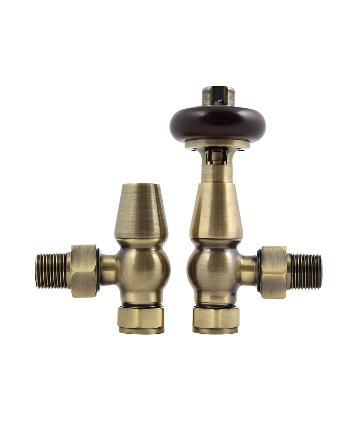 BOSTON/YORK Kit de vanne de régulation thermostatique avec roue en bois